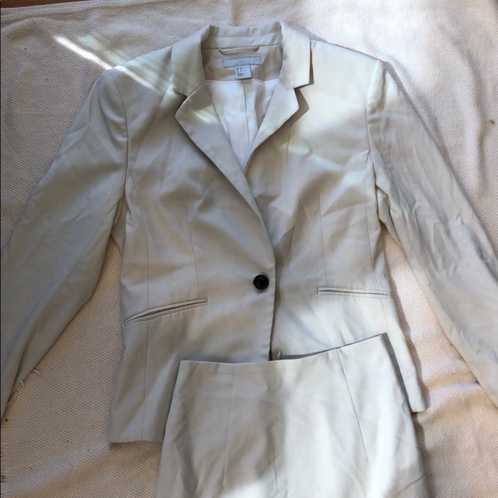 H&M White Suit (Skirt) Set